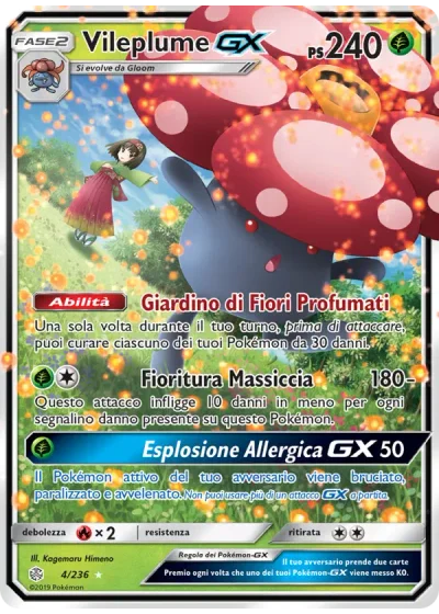 Vileplume GX