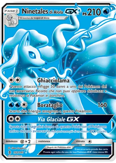 Ninetales di Alola GX