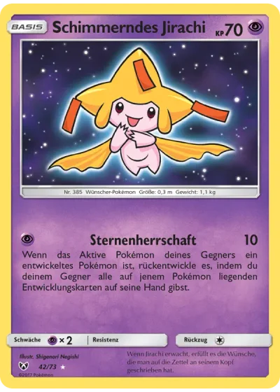 Schimmerndes Jirachi