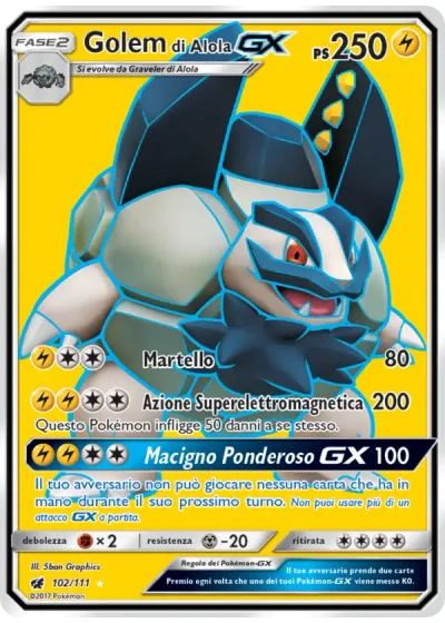 Golem di Alola GX