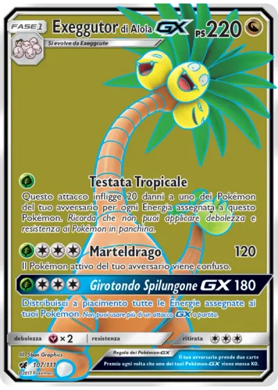 Exeggutor di Alola GX