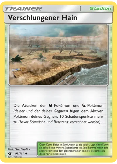 Verschlungener Hain