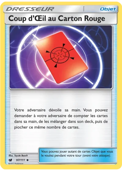 Coup d’Œil au Carton Rouge