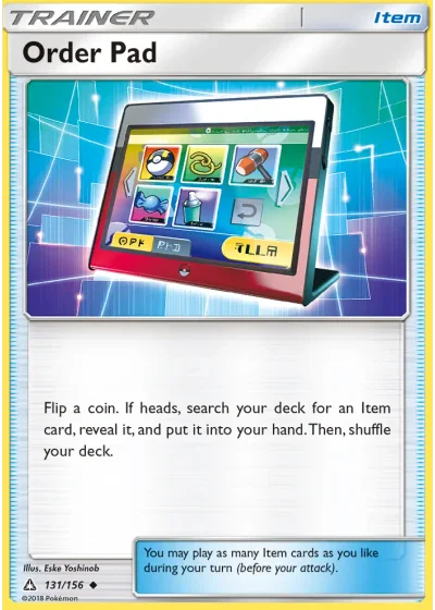 Order Pad