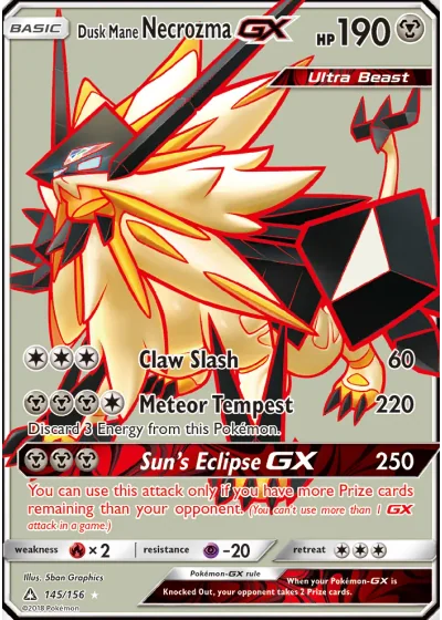 Dusk Mane Necrozma GX
