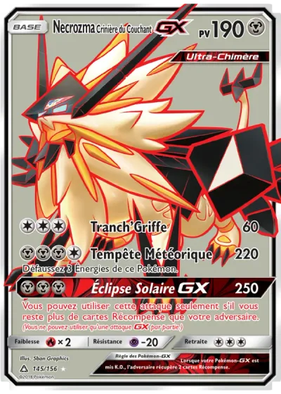 Necrozma Crinière du Couchant GX