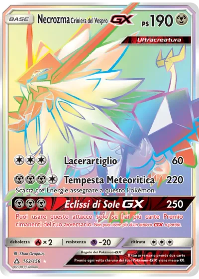 Necrozma Criniera del Vespro GX