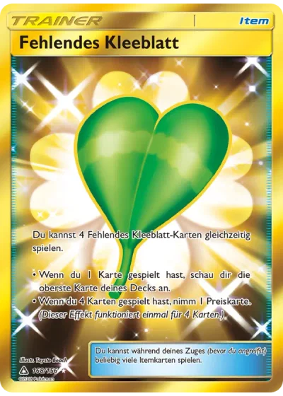 Fehlendes Kleeblatt