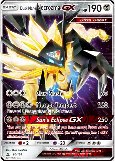 Dusk Mane Necrozma GX
