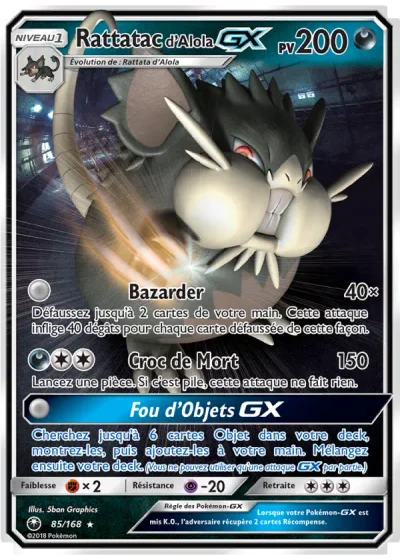 Rattatac d’Alola GX
