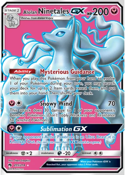Alolan Ninetales GX
