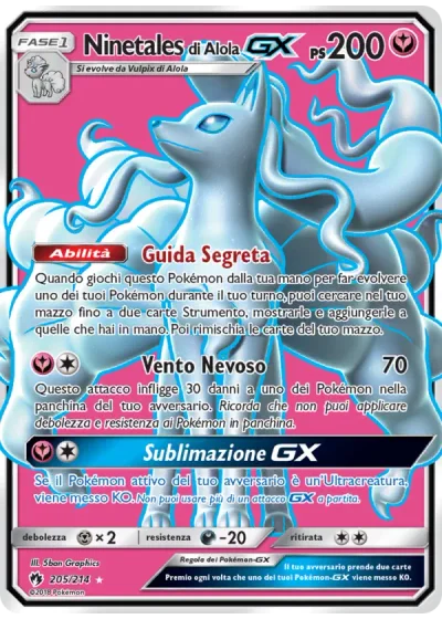 Ninetales di Alola GX