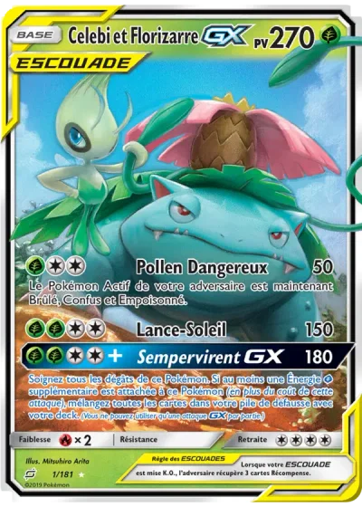 Celebi et Florizarre GX