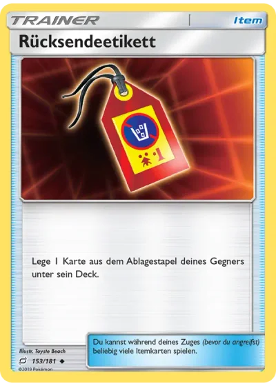 Rücksendeetikett