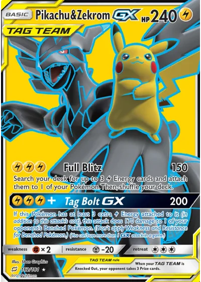 Pikachu & Zekrom GX