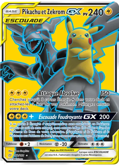 Pikachu et Zekrom GX