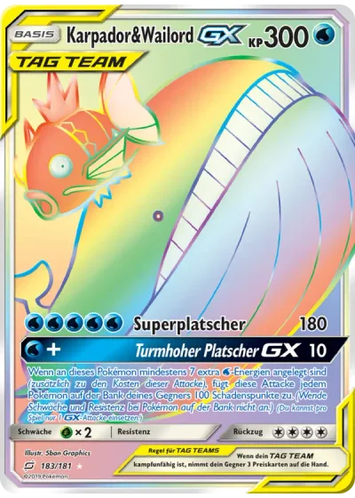 Karpador & Wailord GX