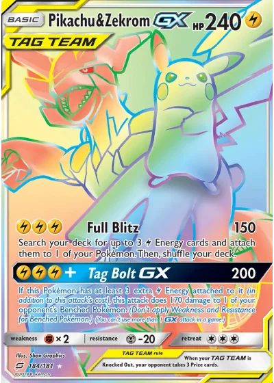 Pikachu & Zekrom GX