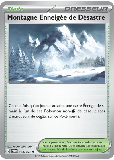 Montagne Enneigée de Désastre
