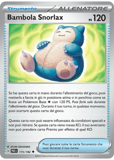 Bambola Snorlax