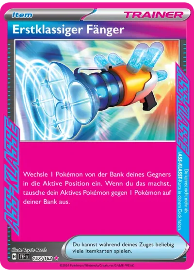 Erstklassiger Fänger