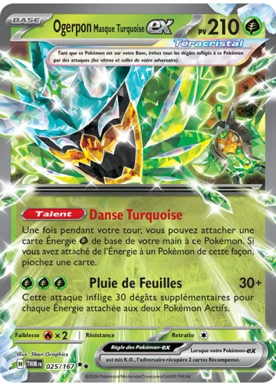 Ogerpon Masque Turquoise-ex