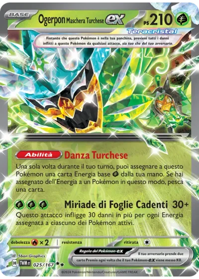 Ogerpon Maschera Turchese-ex