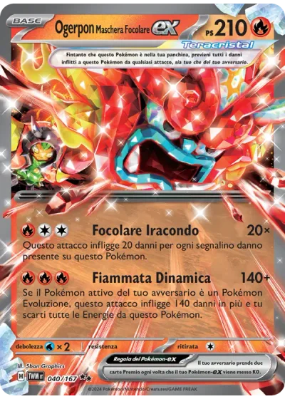 Ogerpon Maschera Focolare-ex