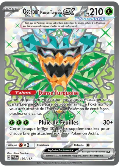 Ogerpon Masque Turquoise-ex