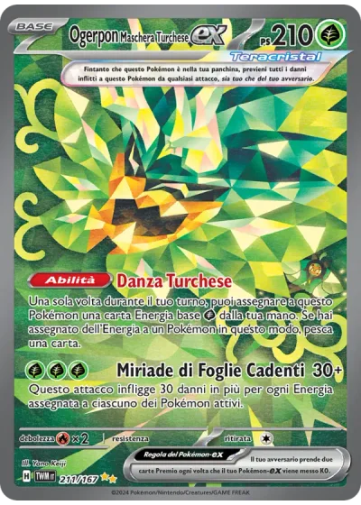 Ogerpon Maschera Turchese-ex