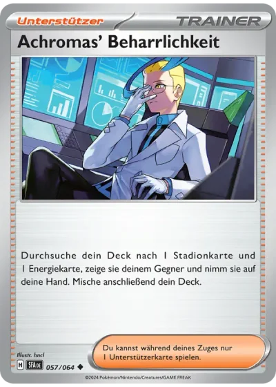 Achromas' Beharrlichkeit