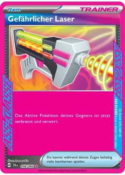 Gefährlicher Laser