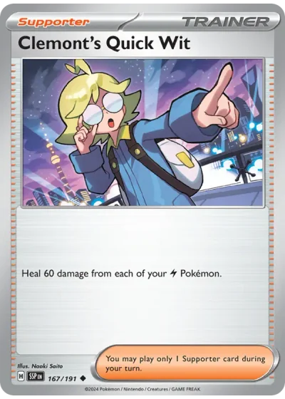 Clemont's Quick Wit
