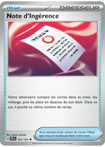 Note d'Ingérence
