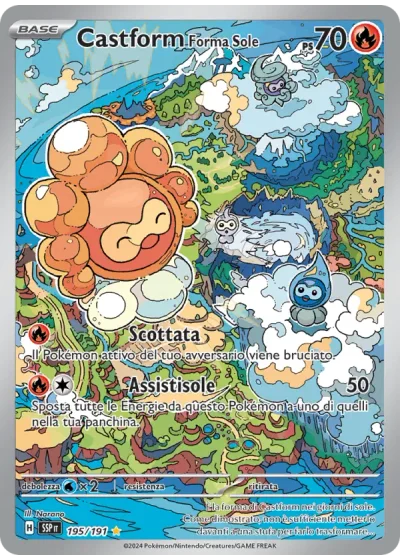 Castform Forma Sole