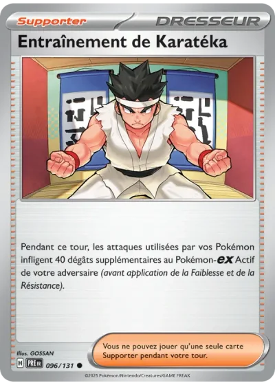 Entraînement de Karatéka