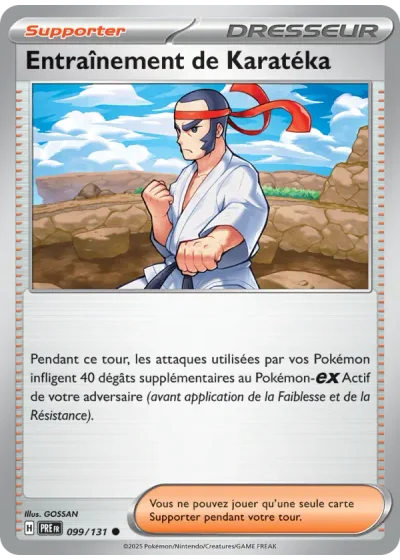 Entraînement de Karatéka