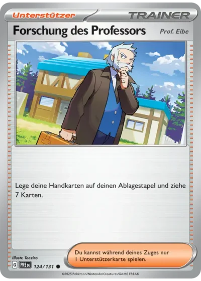 Forschung des Professors