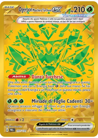 Ogerpon Maschera Turchese-ex