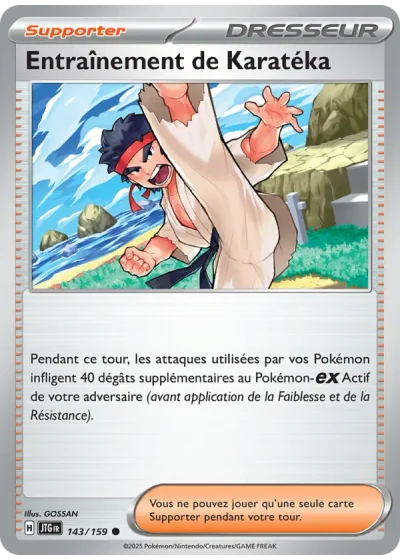 Entraînement de Karatéka