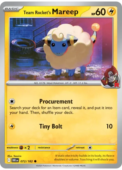 Team Rocket's Mareep