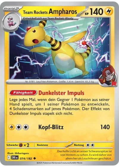 Team Rockets Ampharos