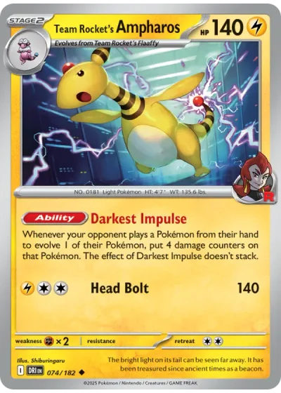 Team Rocket's Ampharos