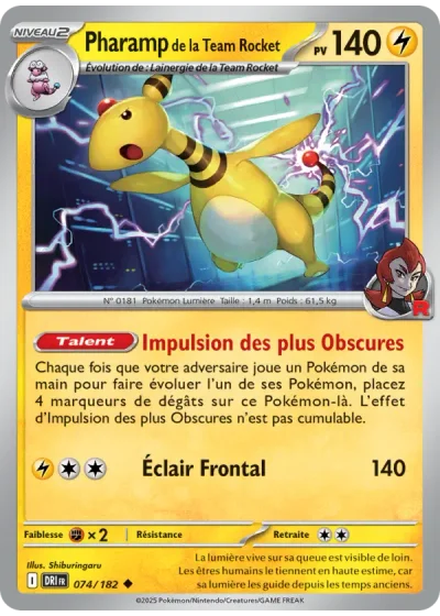 Pharamp de la Team Rocket