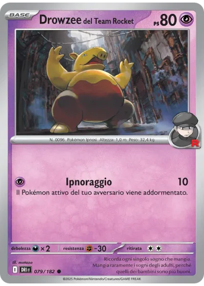 Drowzee del Team Rocket