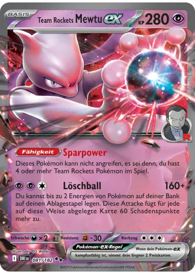 Team Rockets Mewtu-ex