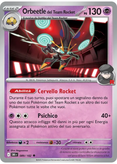 Orbeetle del Team Rocket