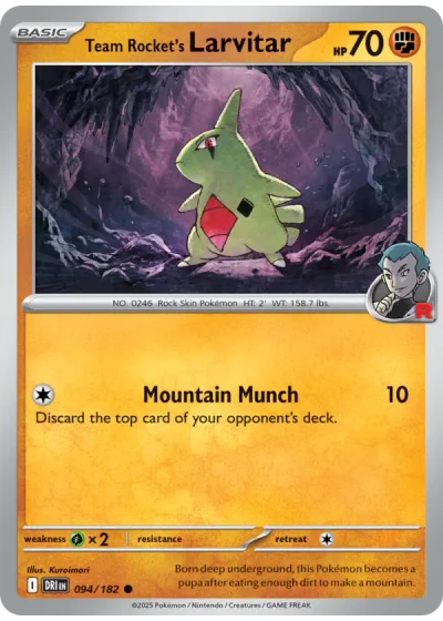 Team Rocket's Larvitar