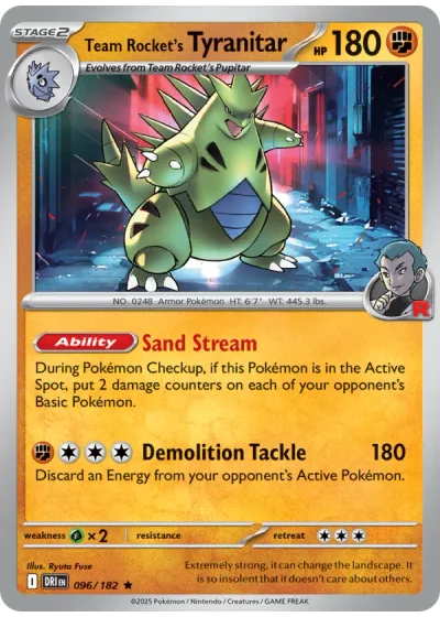 Team Rocket's Tyranitar