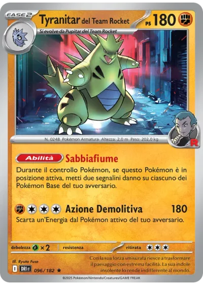 Tyranitar del Team Rocket